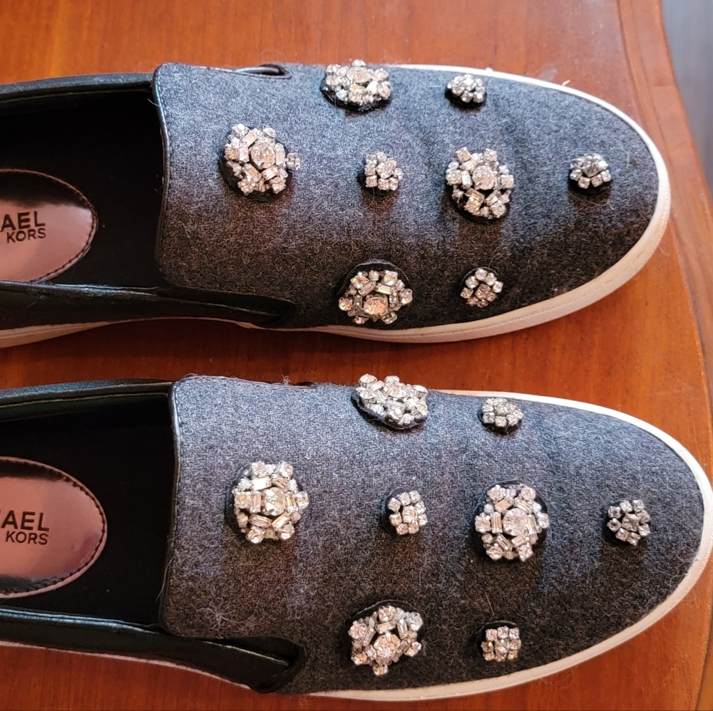 Micheal Kors Rhinestone Slides